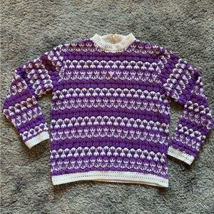 Vintage Crochet Sweater